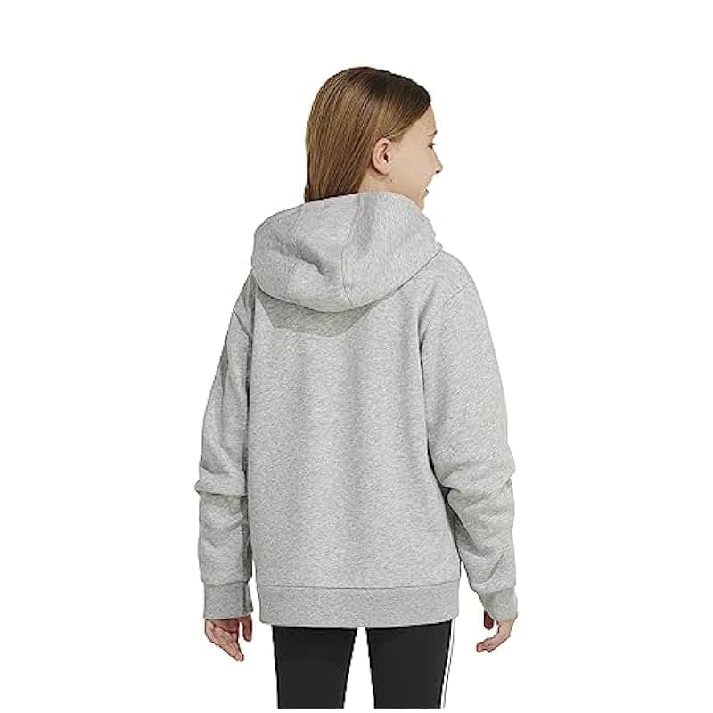 adidas Girls' Long Sleeve Graphic Fleece Hoodie - Athletic Comfort
