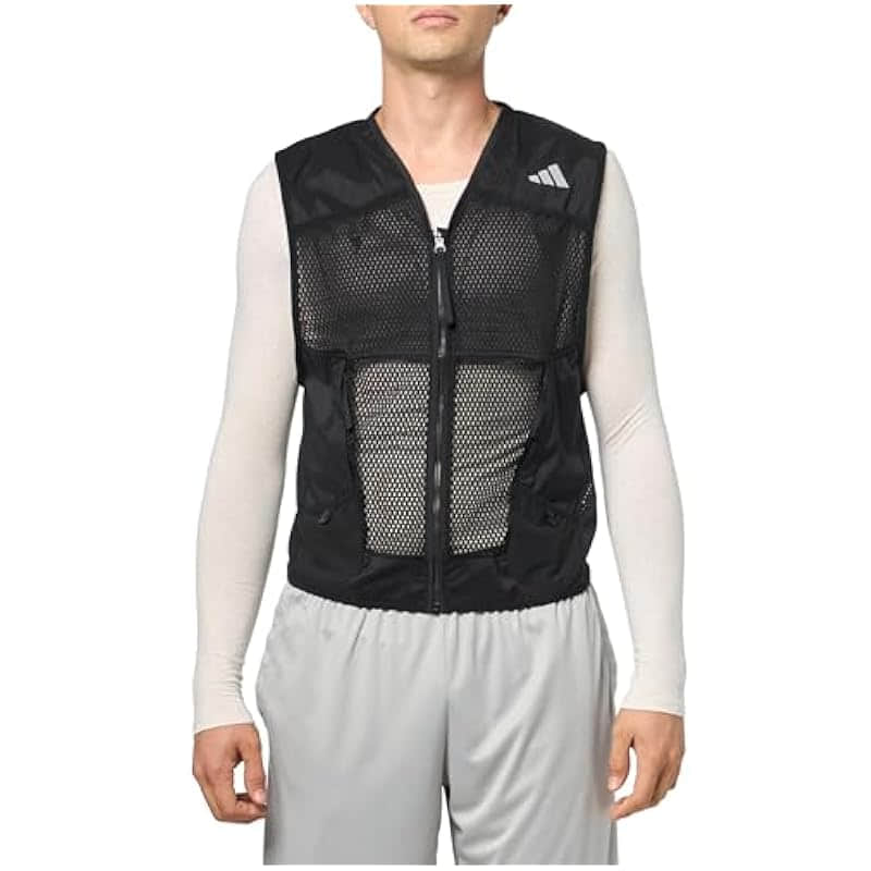 adidas Men's Ultimate Pocket Running Vest - Lightweight & Durable