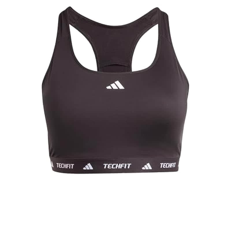 adidas Women's Plus Size Powerreact Techfit Training Bra – Premium Support & Comfort