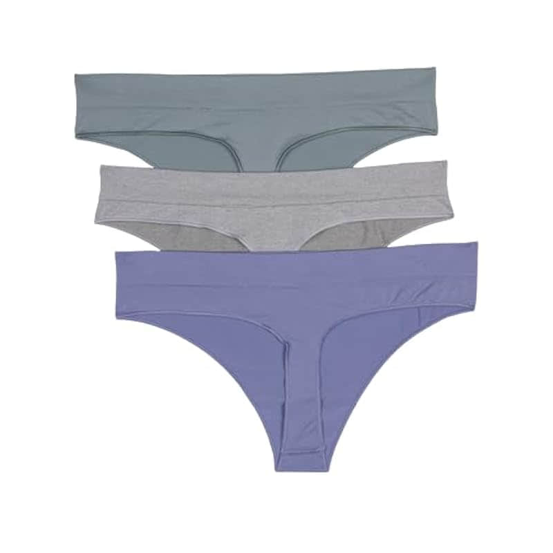 adidas Women's Seamless Thong Underwear - Multipack Comfort